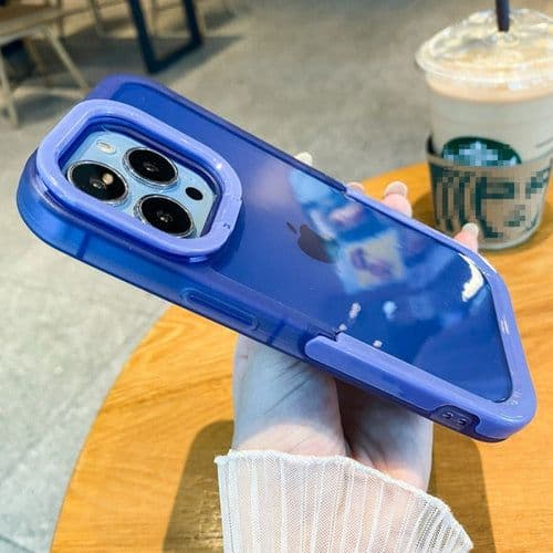 image-Transparent iPhone Stand Case