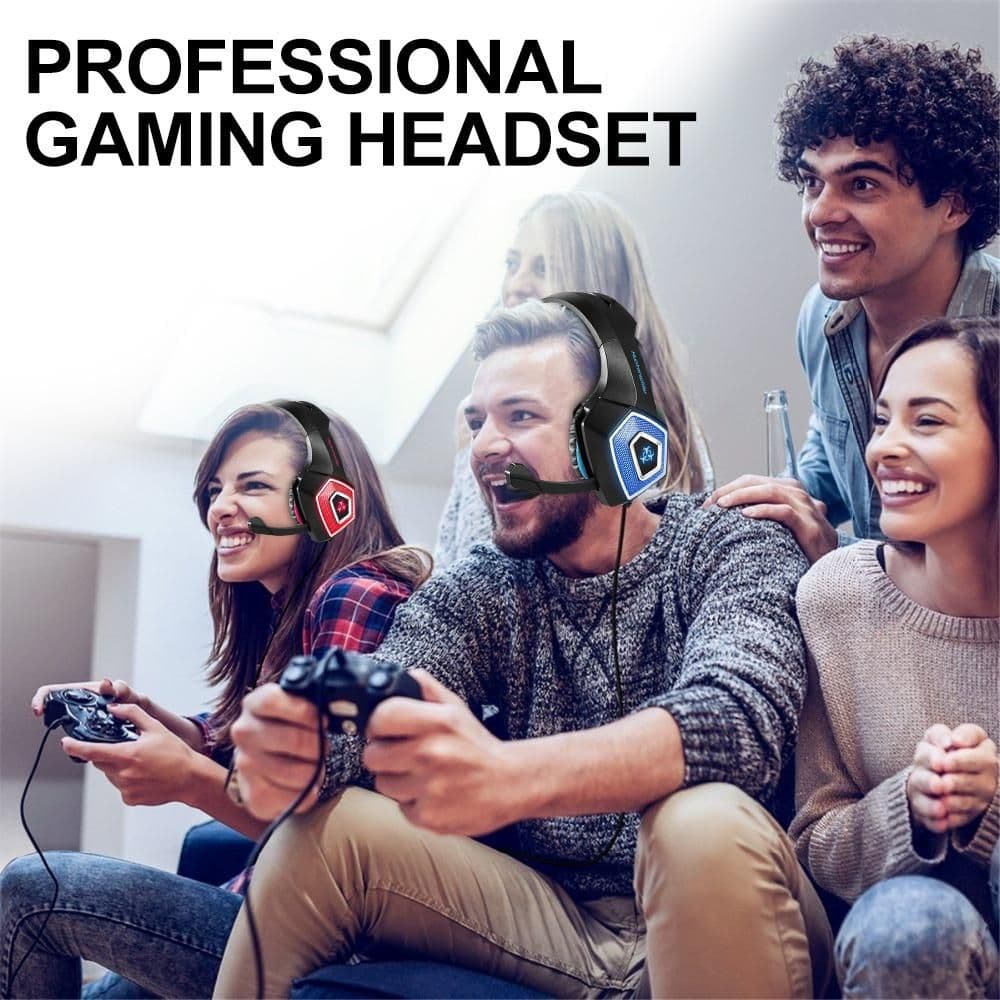 image-Dragon Stereo LED Gaming Headset with Microphone