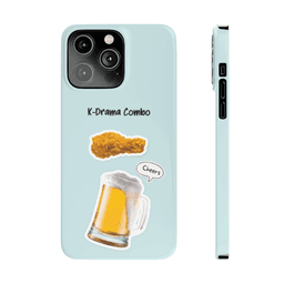 image-Fried Chicken and Beer Slim Case for iPhone 14 Series