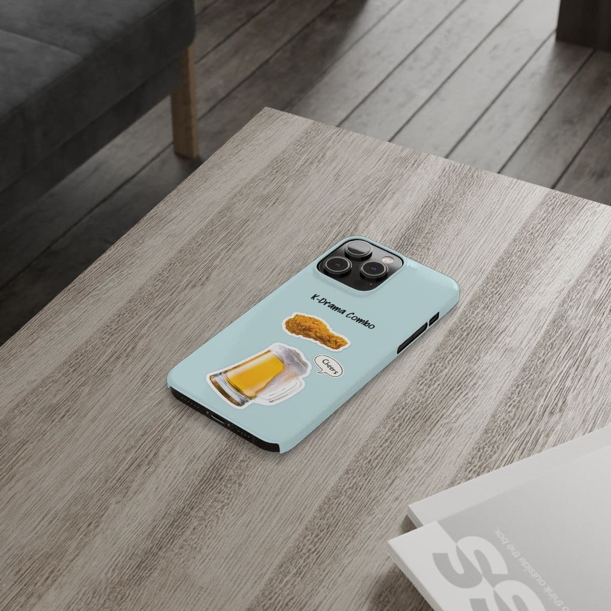 image-Fried Chicken and Beer Slim Case for iPhone 14 Series