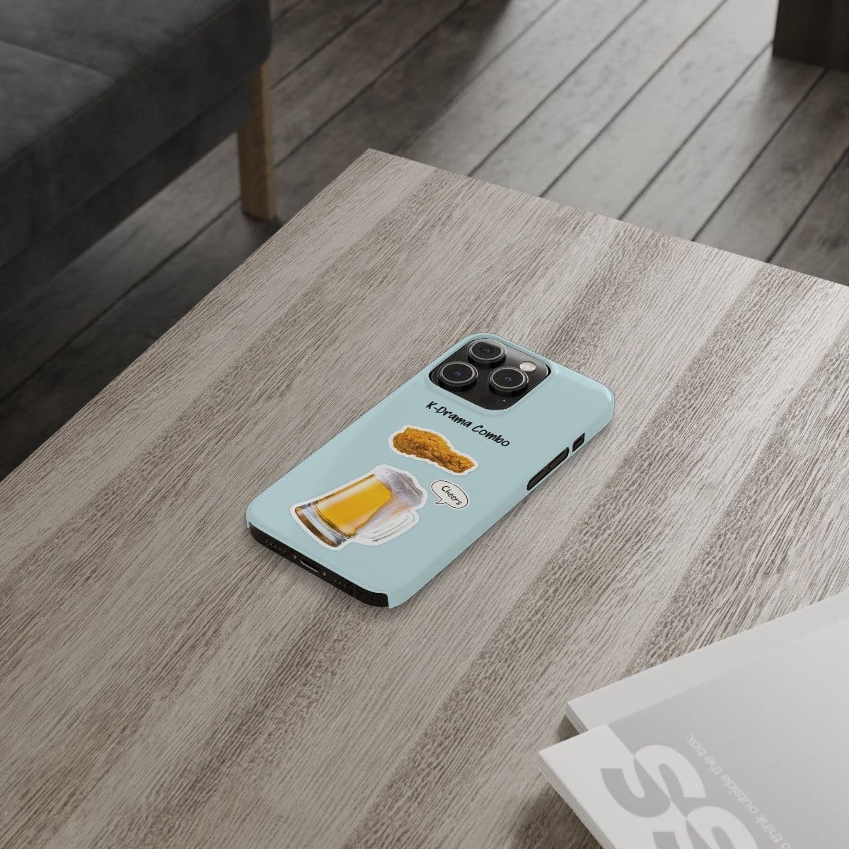 image-Fried Chicken and Beer Slim Case for iPhone 14 Series
