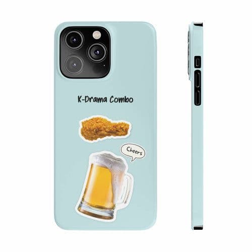 image-Fried Chicken and Beer Slim Case for iPhone 14 Series