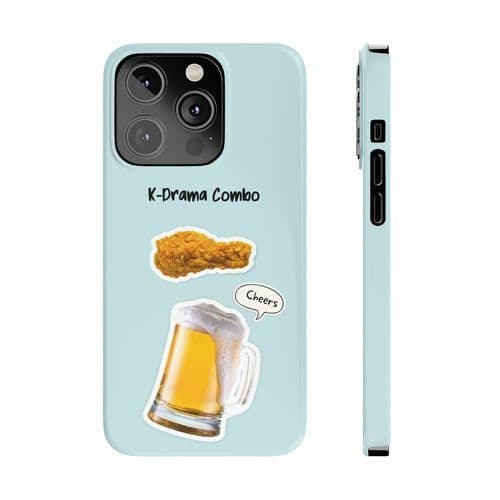 image-Fried Chicken and Beer Slim Case for iPhone 14 Series