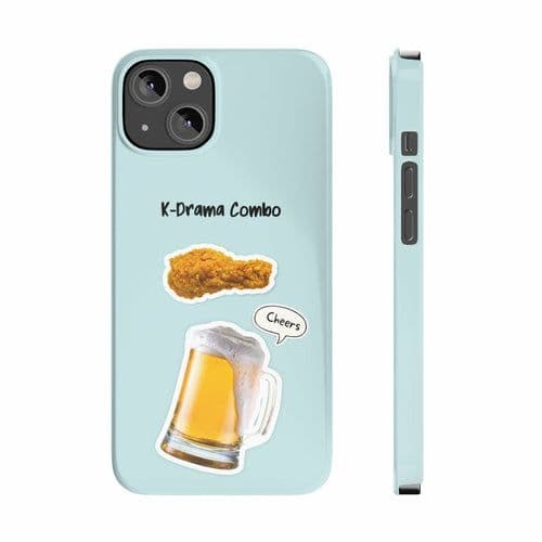 image-Fried Chicken and Beer Slim Case for iPhone 14 Series