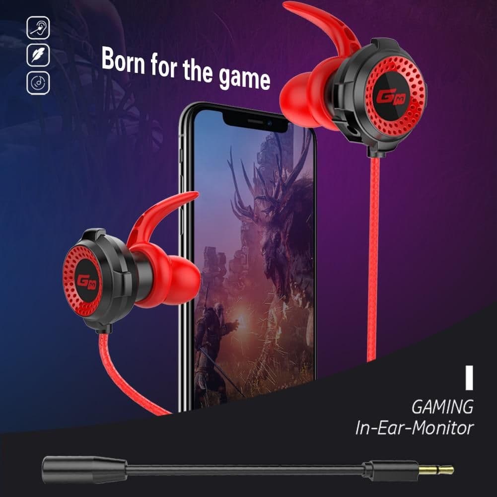 image-Ninja Dragons G2000 3.5mm Gaming Earphones with Extension Microphone
