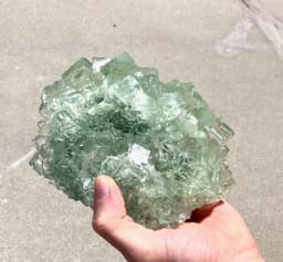 image-Natural Raw Green Fluorite Natural Crystal 5 lb