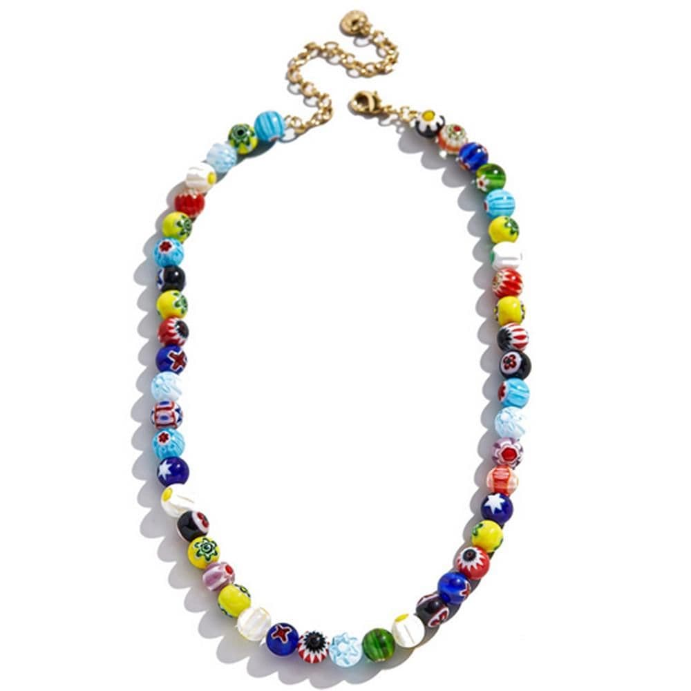 image-Candice Layered Multi-Color 2 PC Layered Necklace