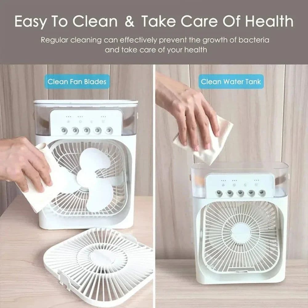 image-Portable Desktop Air Cooler Fan