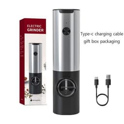 image-Electric Salt Grinder 2 Bottles Set