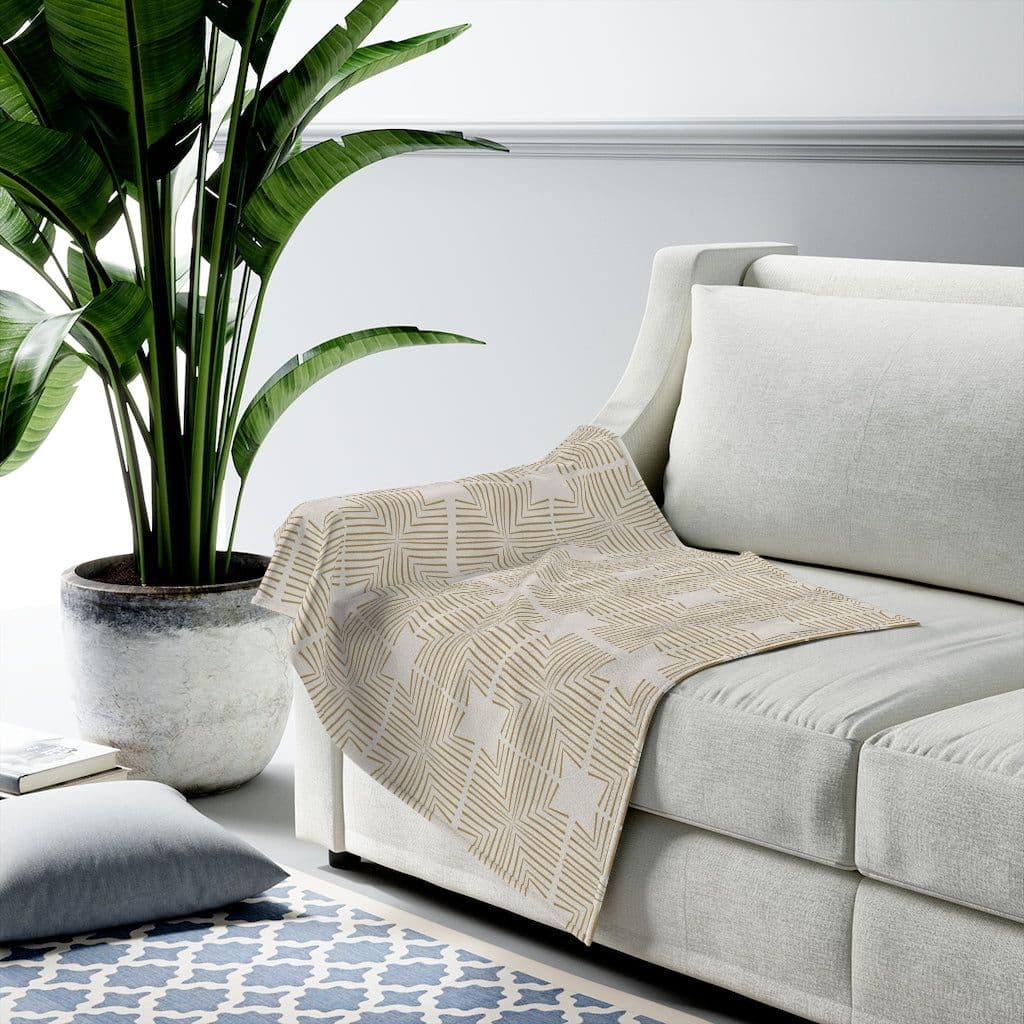 image-Pattern Blanket Plush Throw