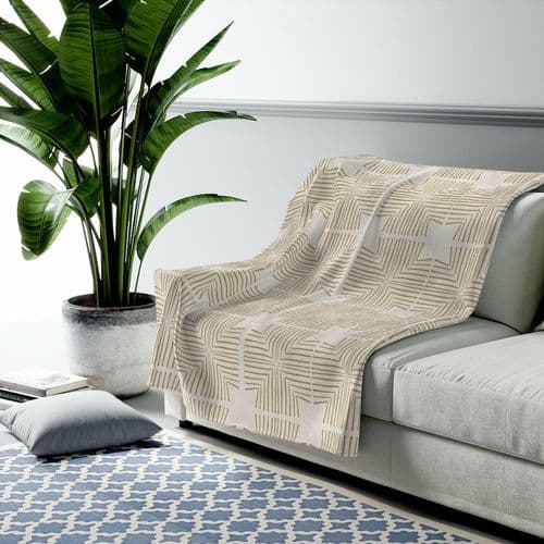 image-Pattern Blanket Plush Throw
