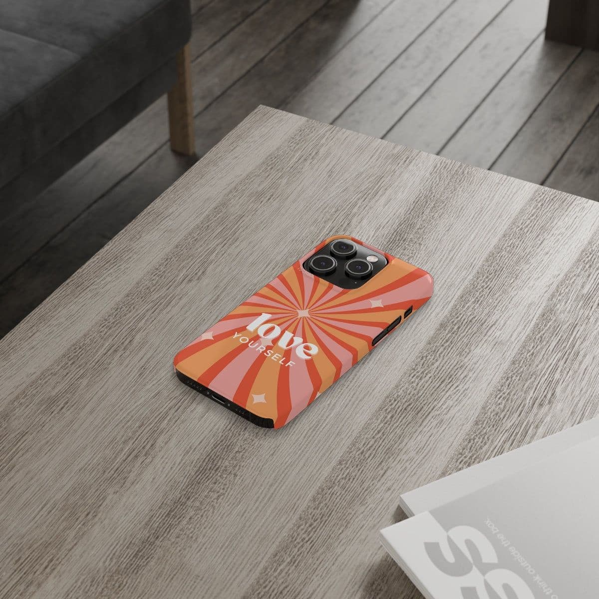 image-Love Yourself Positive Message Slim Case for iPhone 14 Series