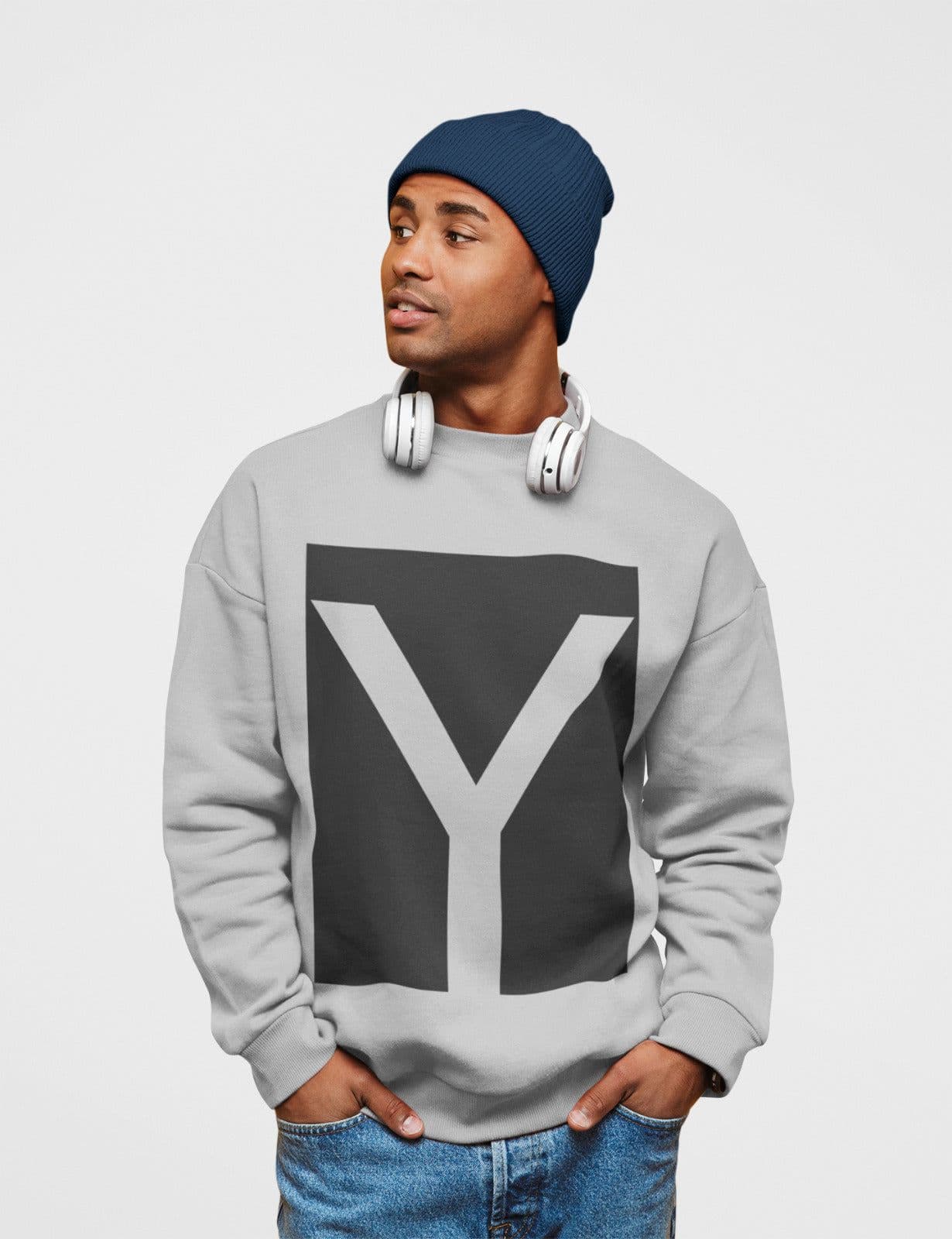 image-Mens Y Logo Crewneck Sweatshirt