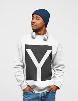 image-Mens Y Logo Crewneck Sweatshirt