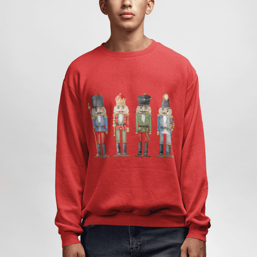 image-Mens Nutcracker Toy Soldiers Sweatshirt