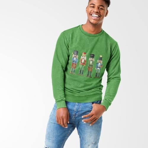 image-Mens Nutcracker Toy Soldiers Sweatshirt