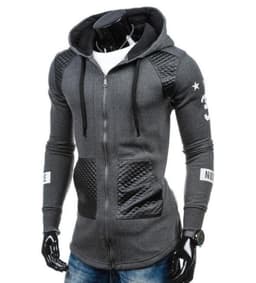 image-Mens Street Style Biker Hoodie