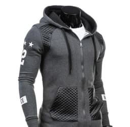 image-Mens Street Style Biker Hoodie
