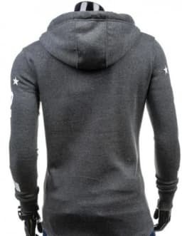 image-Mens Street Style Biker Hoodie