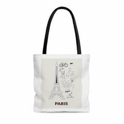 image-Symbols of PARIS Everyday Tote Bag Medium