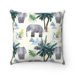 image-Lucky Elephant Two Color Sided Cushion Home Decoration Accents - 4