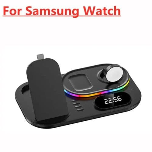 image-4 in 1 LED Wireless Charging Station