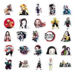 image-WEWELIN Waterproof Demon Slayer Stickers - Fun PVC Decals for All Ages