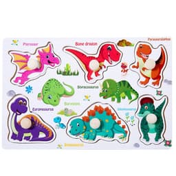 image-Diikamiiok Montessori Wooden Puzzle for Intellectual Development - 3D Toy