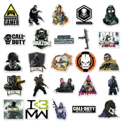 image-WEWELIN Cool Call of Duty Stickers - Waterproof PVC Decals for DIY Decoration