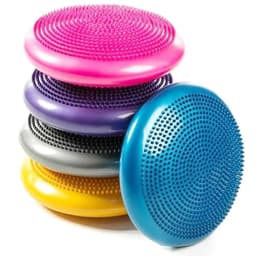 image-Preschool Rainbow Wobble Cushion for Therapy & Balance Development