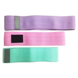 image-Resistance Band Elastic Hip Squat Fitness Circle - Latex Mesh
