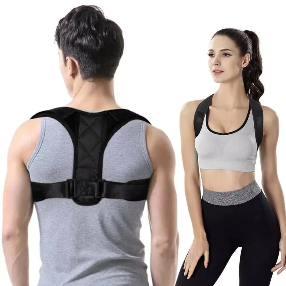 image-Unisex Adjustable Back Posture Corrector
