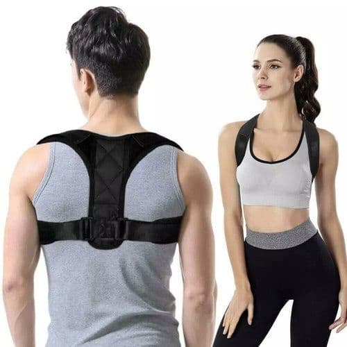 image-Unisex Adjustable Back Posture Corrector