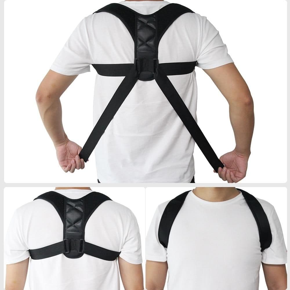 image-Unisex Adjustable Back Posture Corrector