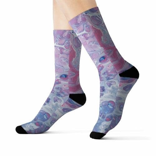 image-Tie Dye Fun Novelty Socks