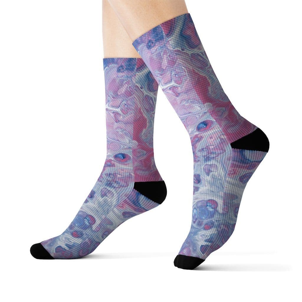 image-Tie Dye Fun Novelty Socks
