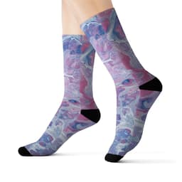 image-Tie Dye Fun Novelty Socks
