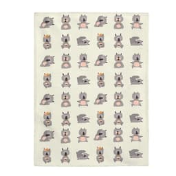 image-Lama Yoga Poses Velveteen Plush Blanket