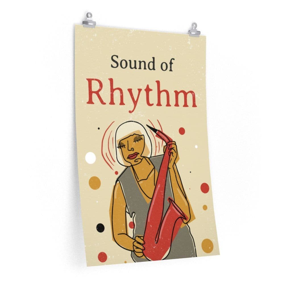 image-Sound of Rhythm Vintage Jazz Poster