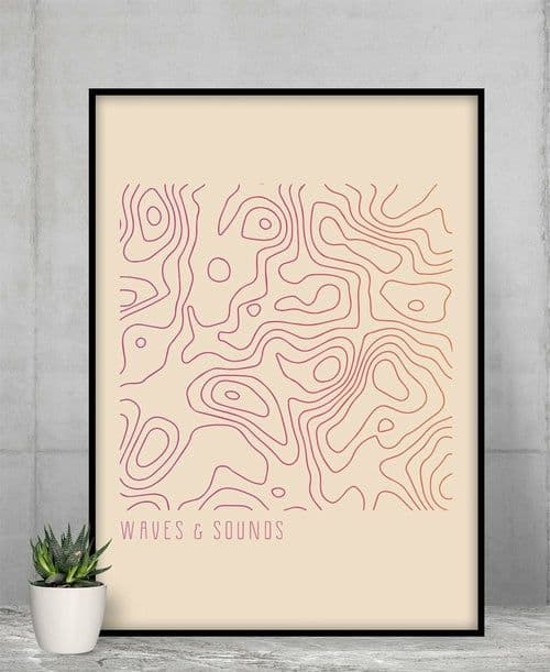 image-Waves and Sounds Music Poster