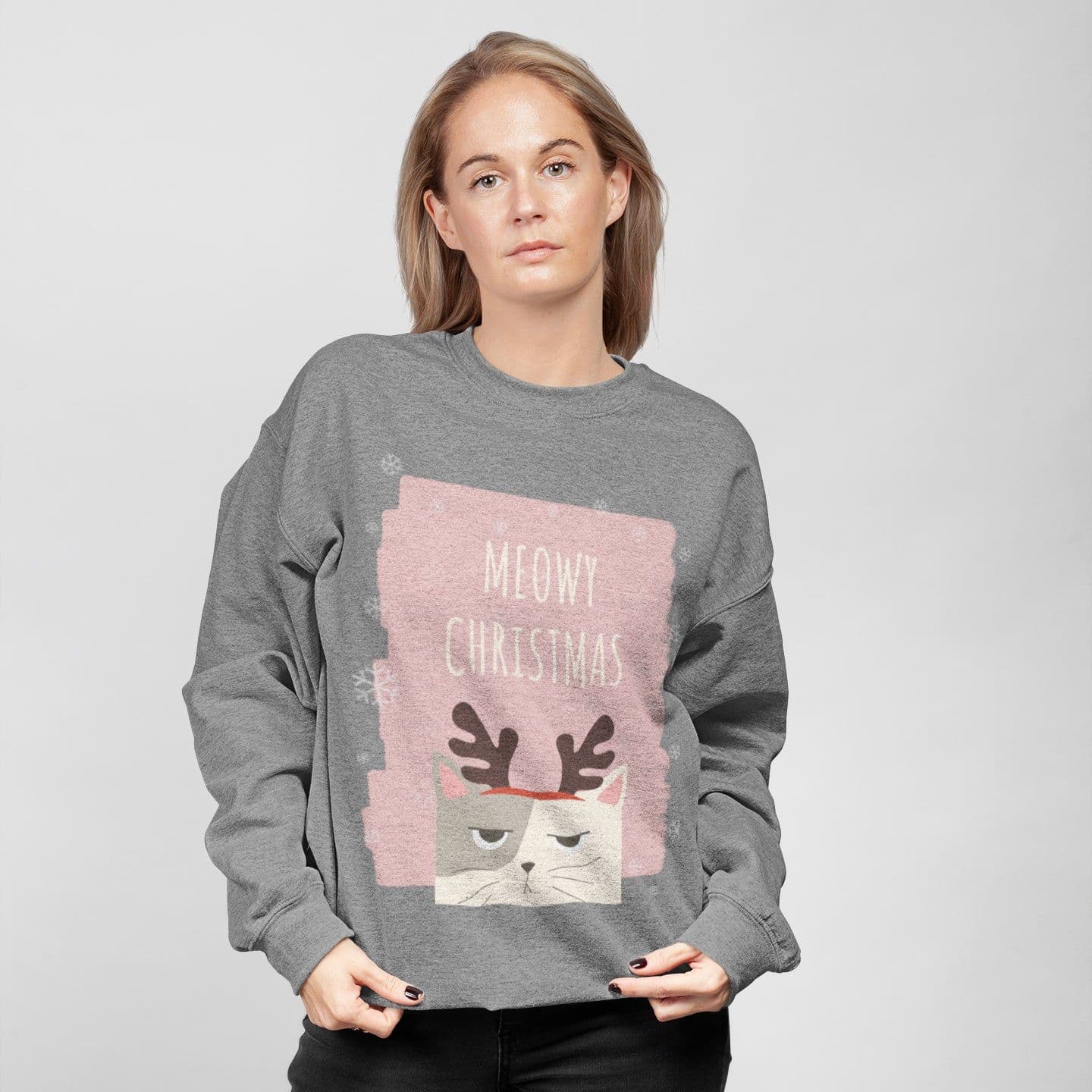 image-Womens Meowy Christmas Sweatshirt