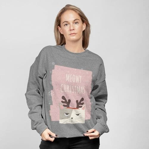 image-Womens Meowy Christmas Sweatshirt
