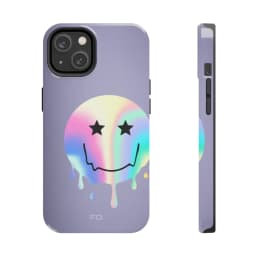 image-Happy Face with Stars Tough Case for iPhone with Wireless Charging