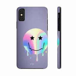 image-Happy Face with Stars Tough Case for iPhone with Wireless Charging