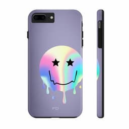 image-Happy Face with Stars Tough Case for iPhone with Wireless Charging
