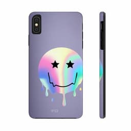 image-Happy Face with Stars Tough Case for iPhone with Wireless Charging