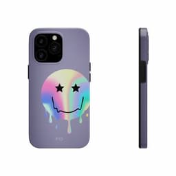 image-Happy Face with Stars Tough Case for iPhone with Wireless Charging