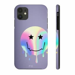 image-Happy Face with Stars Tough Case for iPhone with Wireless Charging