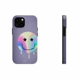 image-Happy Face with Stars Tough Case for iPhone with Wireless Charging