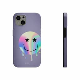 image-Happy Face with Stars Tough Case for iPhone with Wireless Charging